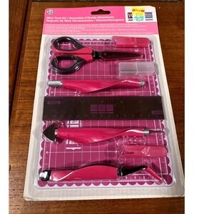 We R Memory Keepers Mini Tool Kit Pink Scrapbooking Craft Tools New Sealed Ruler